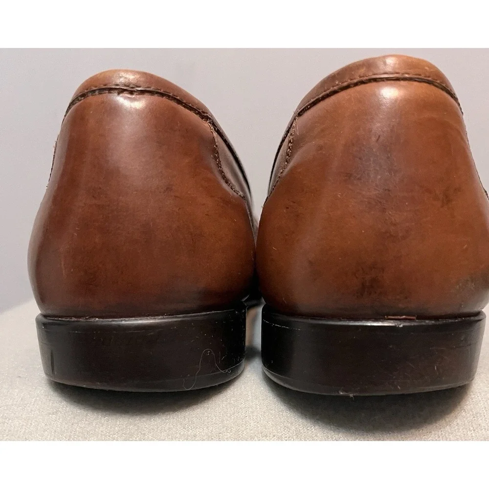 Giorgio Brutini Brown Leather Tassel Loafers